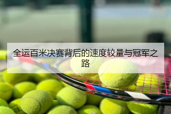 全运百米决赛背后的速度较量与冠军之路